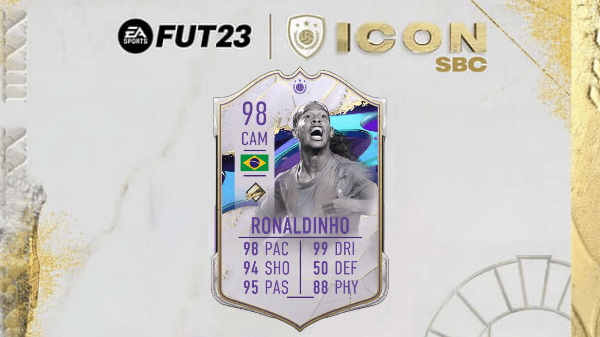 FIFA 23 Ronaldinho Cover Star Icon