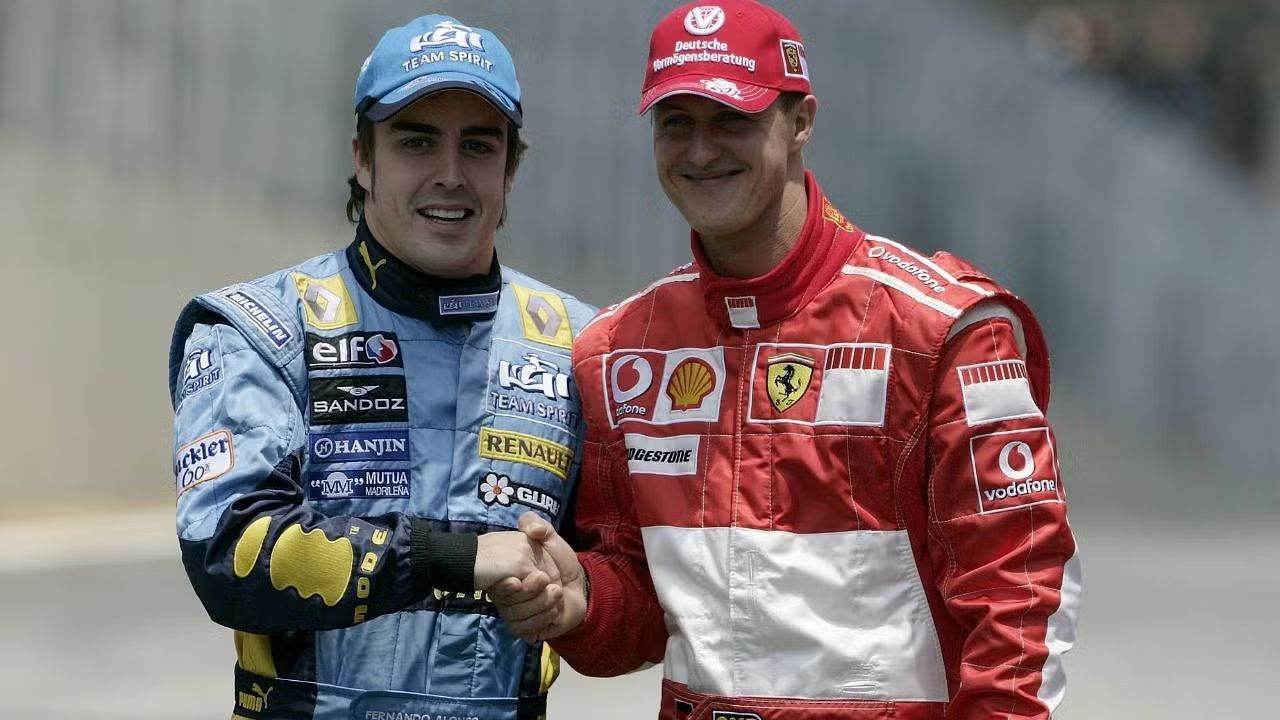 17 Years After Defeating Michael Schumacher, Fernando Alonso Claims He
