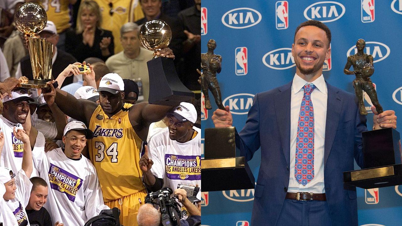 Days After Stephen Curry Gave Him ‘Unanimous MVP’ Nod, Shaquille O’Neal Compares His 2000 Stats to 2016 Warriors Star: “Me Versus My Favorite Player”