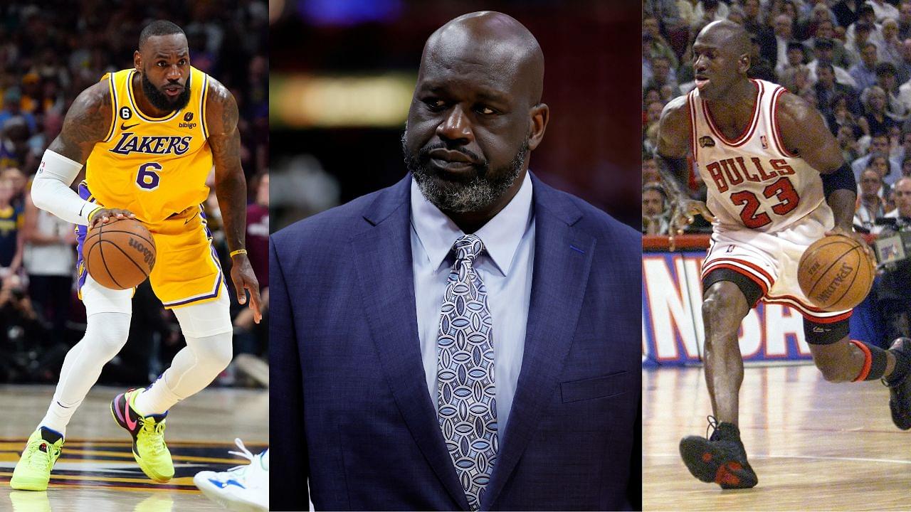 27 Days After Giving 21 Reasons Why Michael Jordan Is GOAT, Shaquille O’Neal Brings Back LeBron James Endorsement