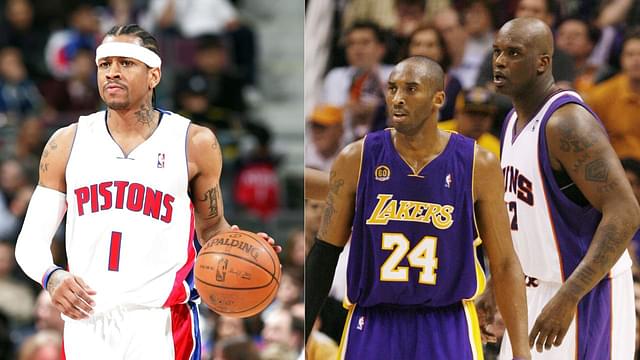 "Shaquille O'Neal Took Me up With Him!": 6ft Allen Iverson Shares Kobe Bryant's Bewildered Reaction To Him Guarding 325lbs Lakers Legend