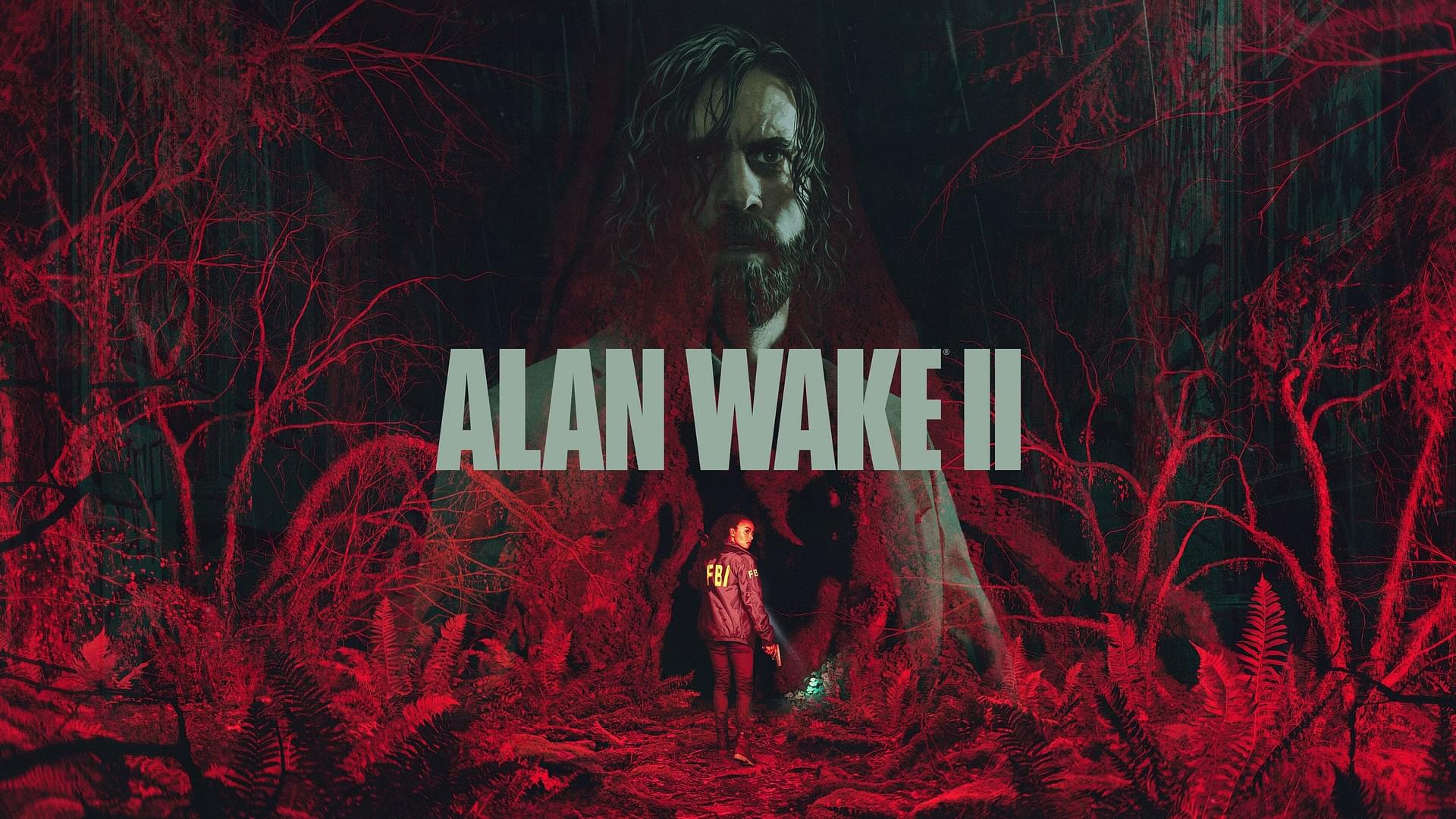 An image of Alan Wake with Alan Wake II written on top