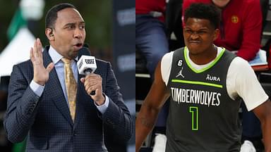 Stephen A. Smith (Left) and Anthony Edwards (Right). Credits: USA Today Sports.