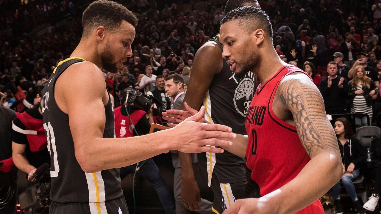 Amidst $45,640,084 Uncertainty, Damian Lillard Gets 2nd Shoutout From Stephen Curry This Offseason