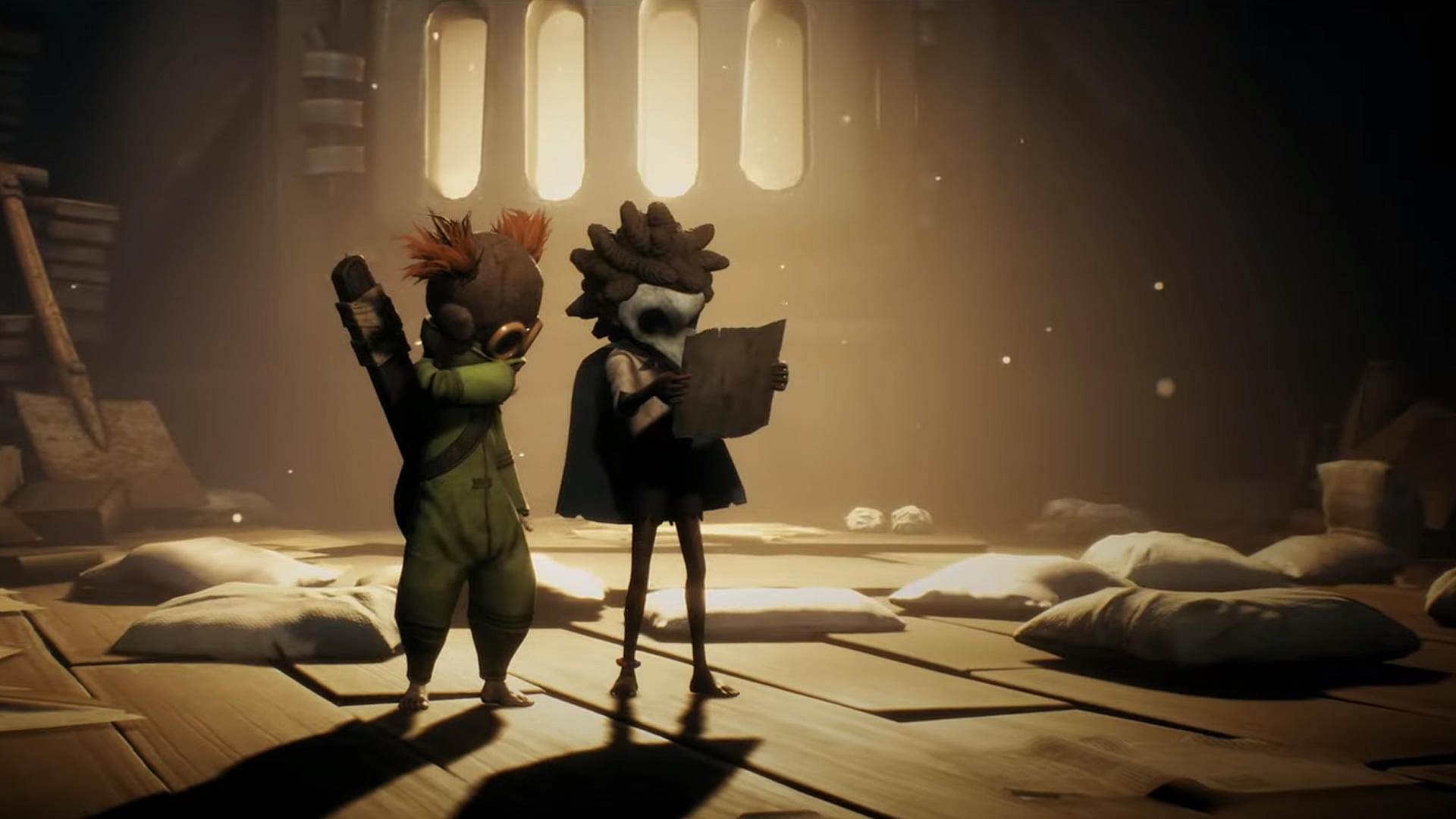 An image showing two new characters in Little Nightmares 3