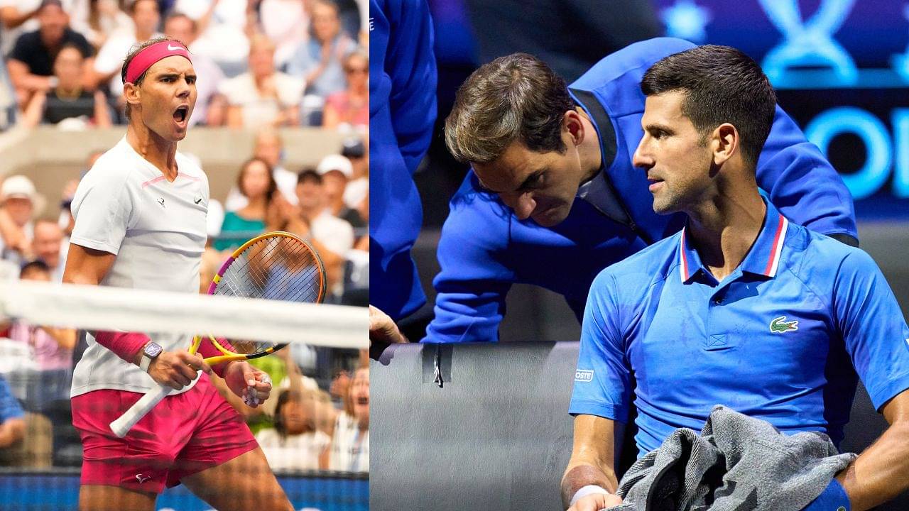 Novak Djokovic and Roger Federer Smile While Giving One-Word Compliments For Rafael Nadal WATCH