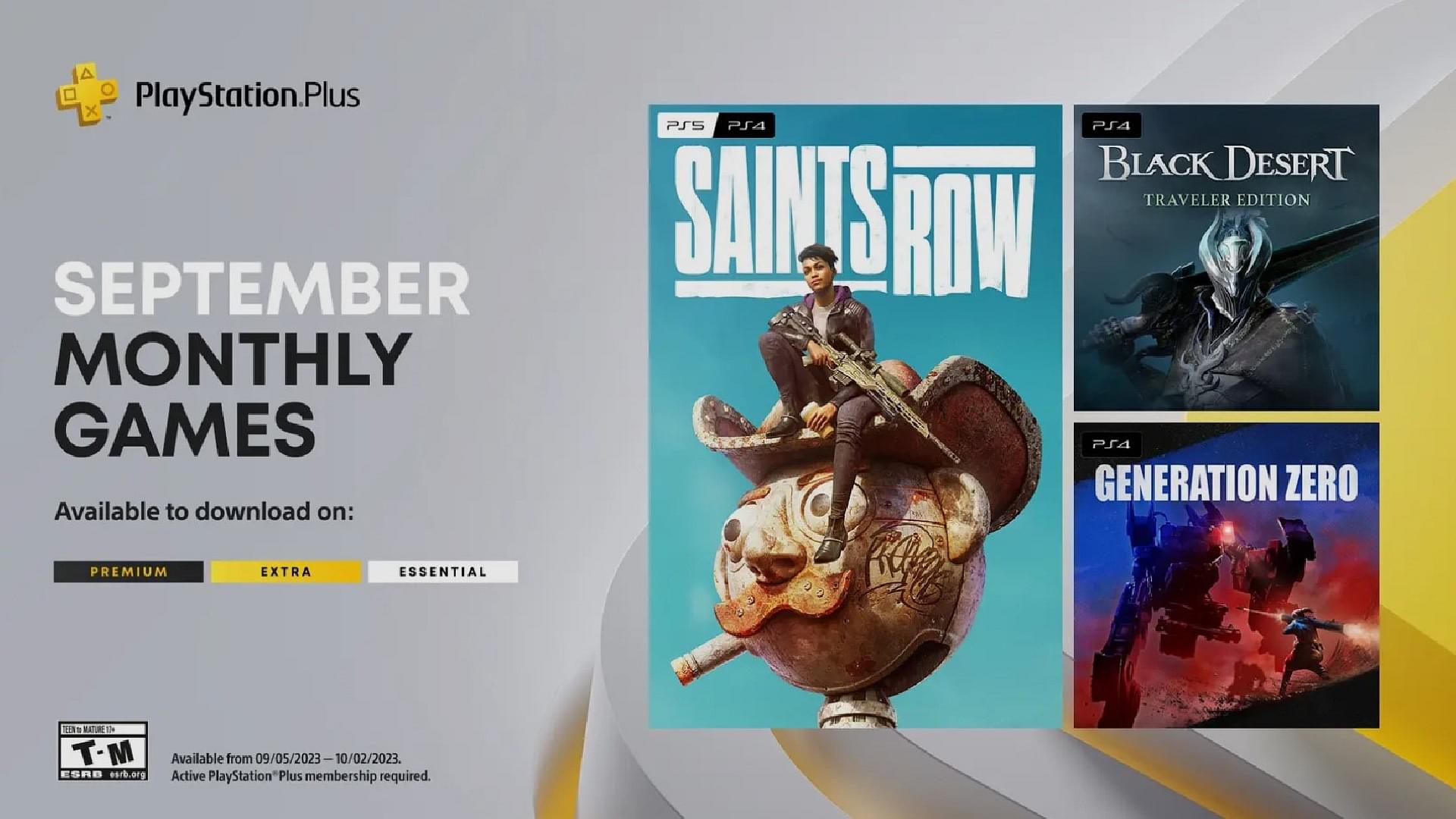 An image of the Poster for September for PS Plus