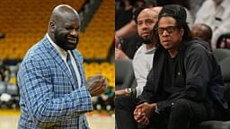 11 Months After 'Calling Bulls**t' On Getting Less Money From Jay-Z Collab, Shaquille O'Neal Showcases Rap Icon's Legendary Album Cover Recreation