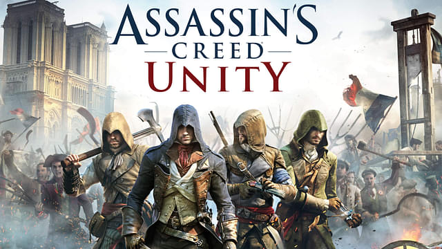 An image showing the main cover of Assassin's Creed Unity