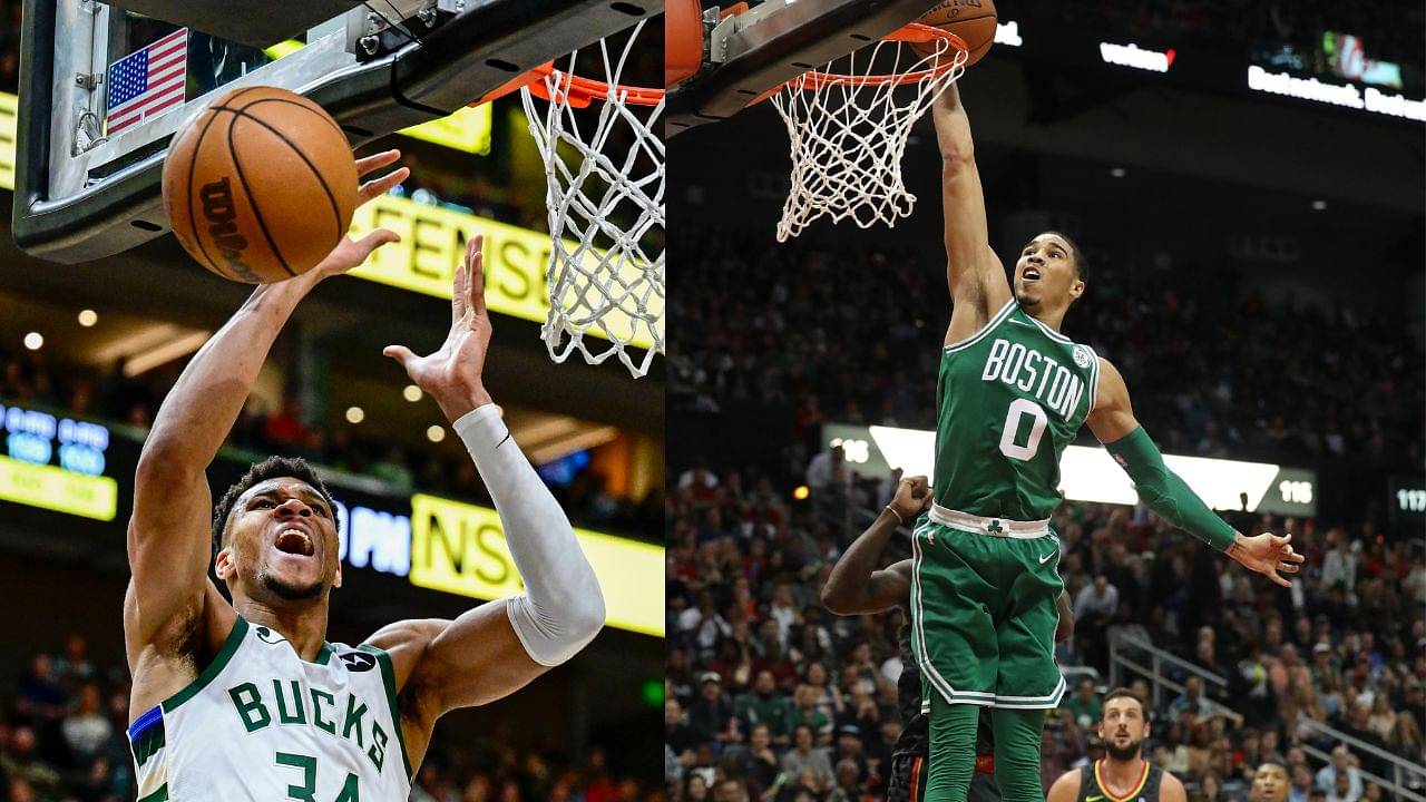 Jayson Tatum Digs Up Footage of Face-Off with Giannis Antetokounmpo and Co. During His Rookie Season