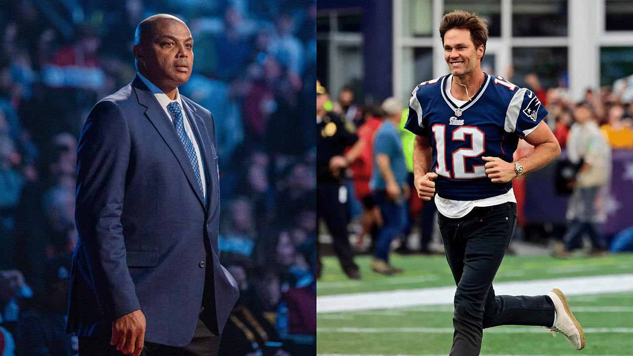 Charles Barkley and Tom Brady Credit: USA TODAY Sports