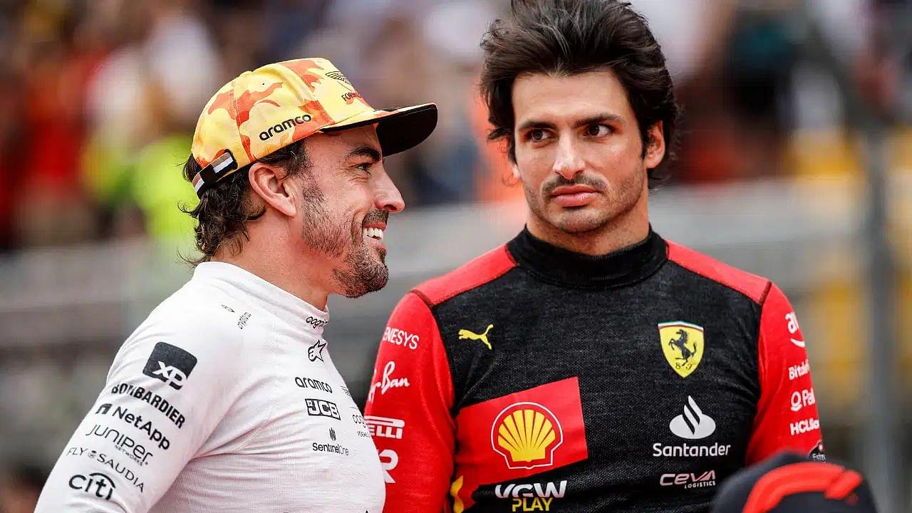 3 Months After Rumors of Falling Out, Fernando Alonso Confesses Carlos Sainz Is Only Driver With Whom He Is Less Aggressive