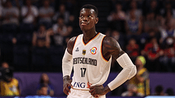 Carrying German Team's Ownership on $25,430,000 Contract, Dennis Schroder Spotted Cheering Native Team From Regular Bleachers