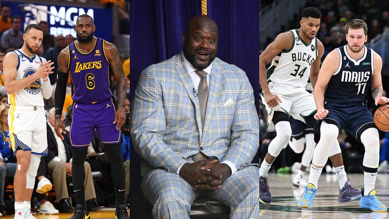 “Stephen Curry, LeBron James vs Luka Doncic, Giannis Antetokounmpo”: Shaquille O’Neal Heeds Fan Opinion With Latest Team USA vs Team World Hypothetical