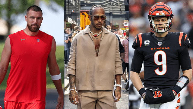 F1 Posterboy Lewis Hamilton Battles for ‘Sexiest’ Title With NFL's Eligible Bachelors Travis Kelce and Joe Burrow