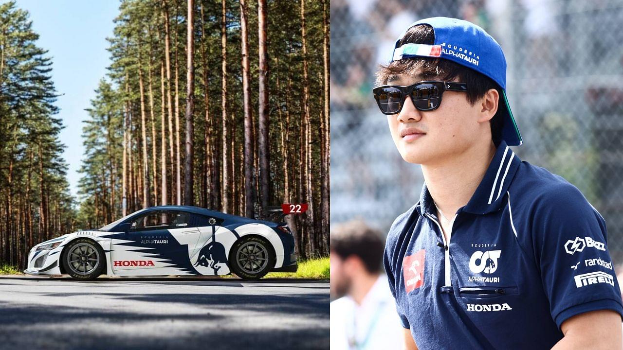 Yuki Tsunoda Takes $543,000 Worth Car Out for a Spin for Red Bull