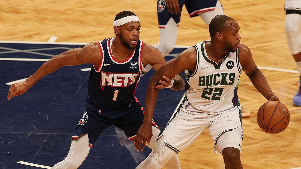 "No Cap": 'Benefitting' Off James Harden and Kyrie Irving Injuries, Khris Middleton Firmly Believes Bucks Would Still Win 2021 NBA Title If Nets Were Healthy