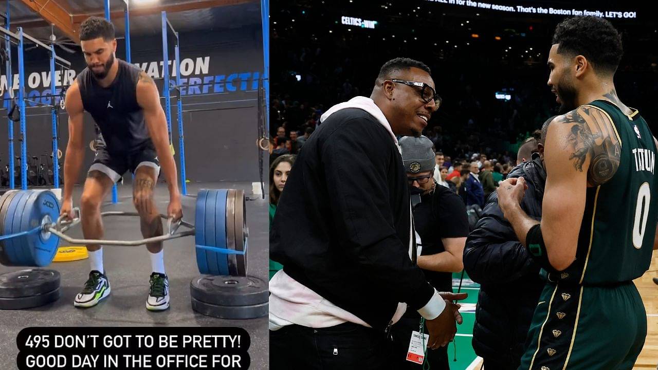 “Let’s Get It Baby!”: Jayson Tatum Recreates 495lbs Lift As Celtics Legend Paul Pierce Cheers Him on