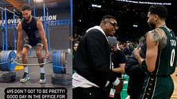 “Let’s Get It Baby!”: Jayson Tatum Recreates 495lbs Lift As Celtics Legend Paul Pierce Cheers Him on