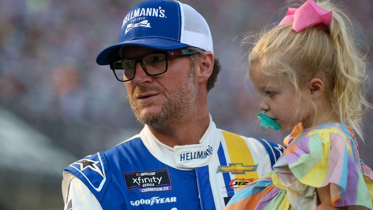 Dale Earnhardt Jr. Proves Why Wife Hesitated to Leave Him Alone With Daughters
