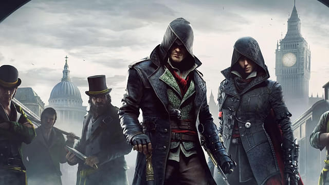 An image showing Jacob Frye and Evie Frye from AC Syndicate with their gang