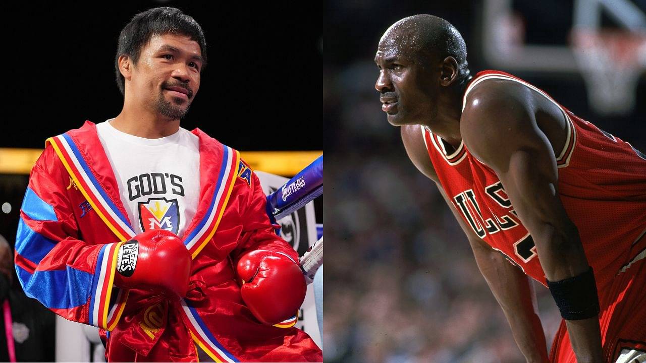 Emulating Michael Jordan With Tongue Out Celebration, Manny Pacquiao Drops A 33 Point Triple Double In His Own Leagues All Star Game