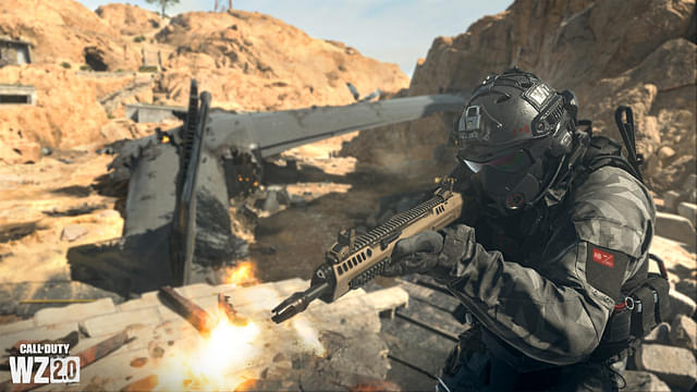 An image of soldier shooting in Warzone 2