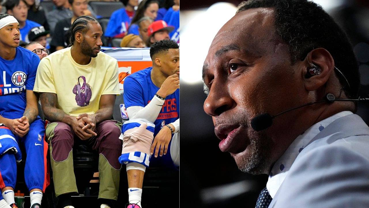 Stephen A. Smith Bluntly Questions Kawhi Leonard's Future in His Appearance on Shannon Sharpe's Show