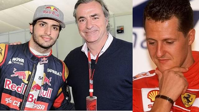 Carlos Sainz Reveals Massive Preparation Routine by His Father Before Meeting Michael Schumacher