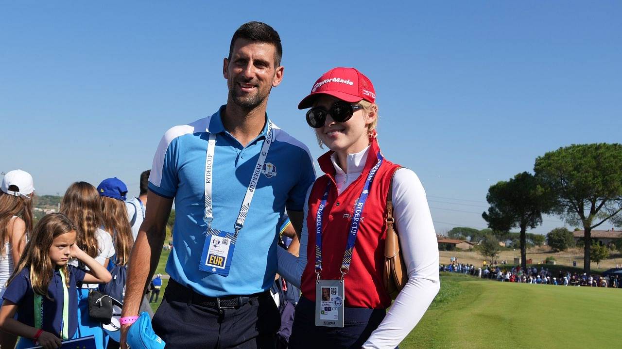 "Comfortably Sitting as World No.1": Novak Djokovic Poses With Ryder Cup Star & Enjoys Experience as Rivals Alcaraz & Medvedev Work for Points