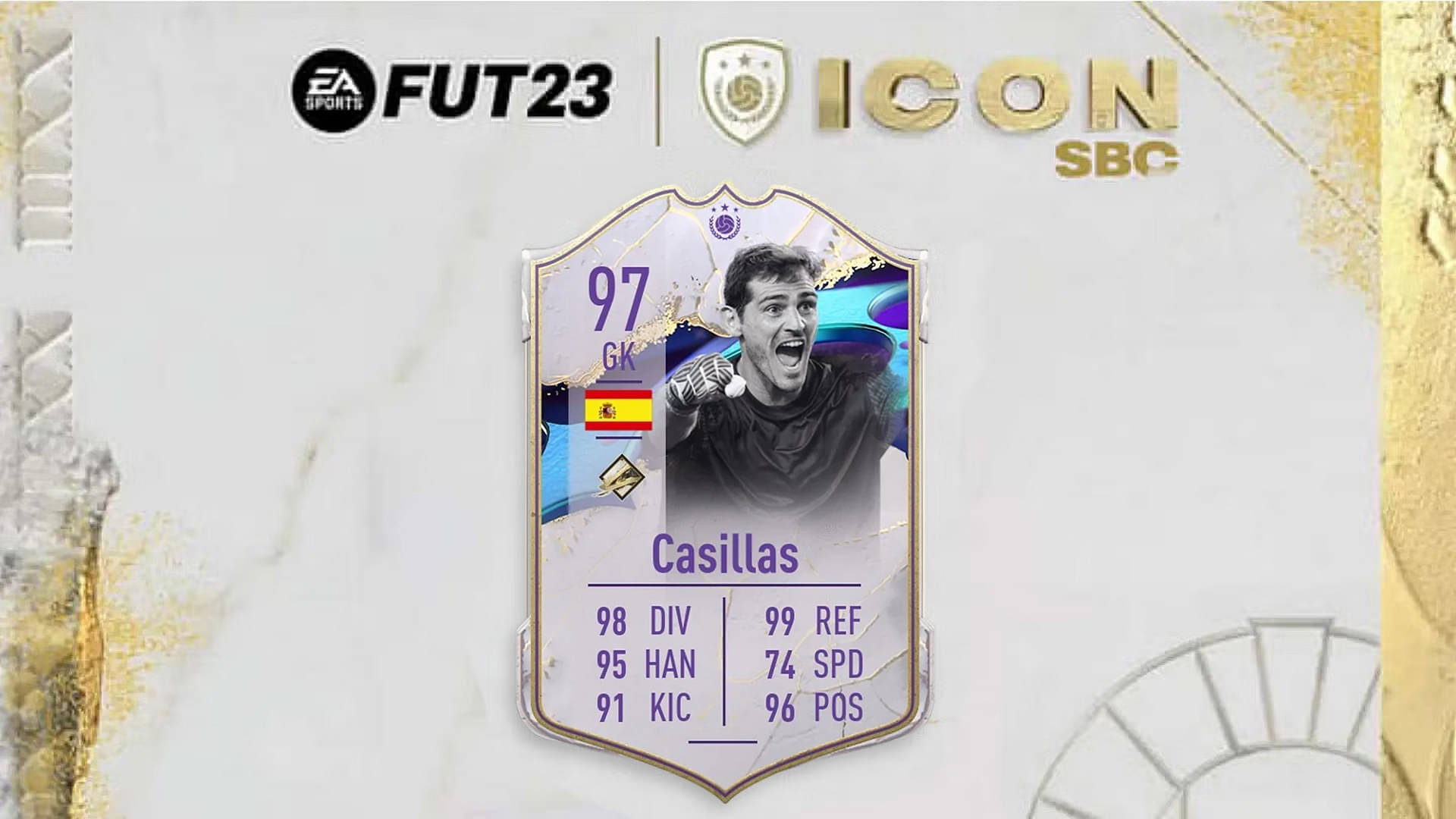 FIFA 23 Iker Casillas Cover Star Icon