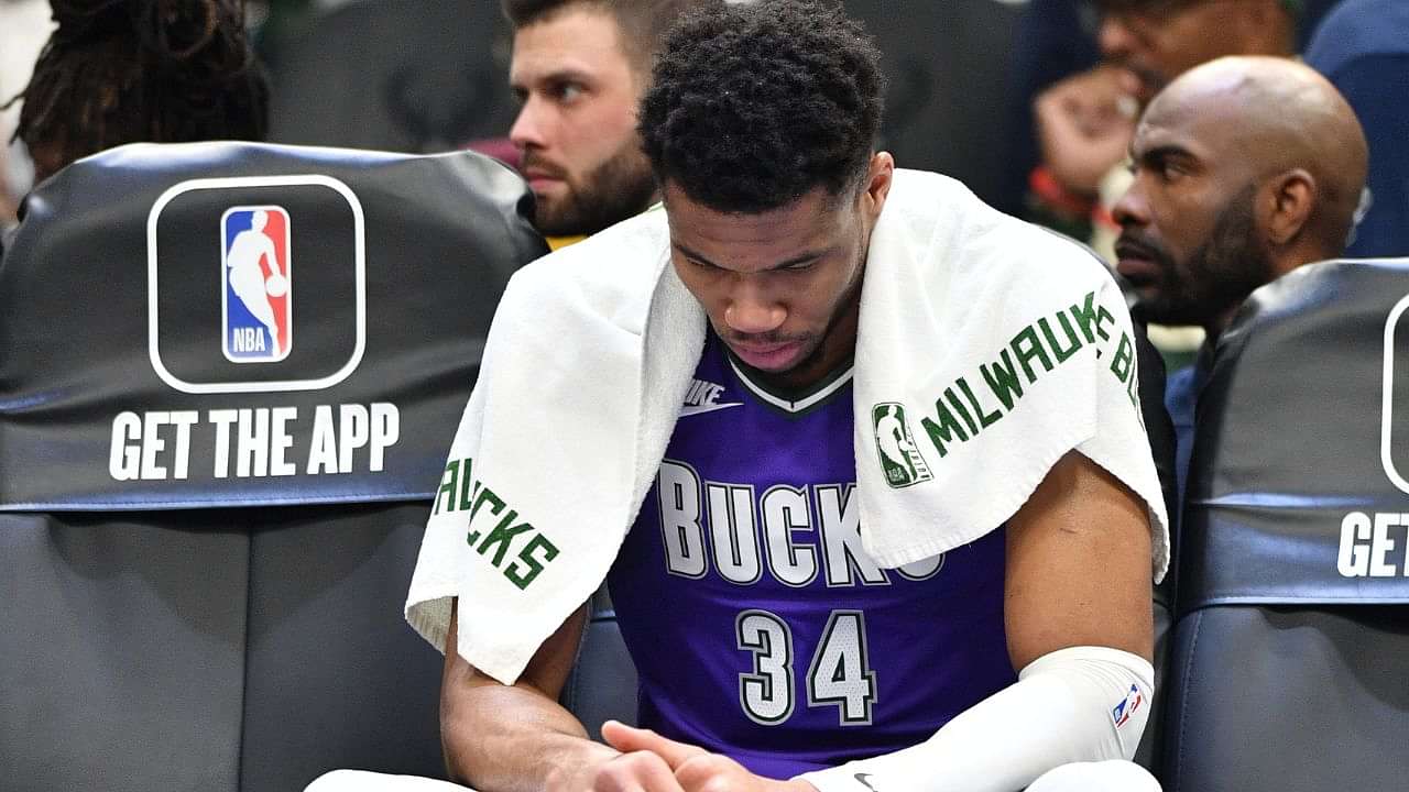 Giannis Antetokounmpo Milwaukee Bucks Slam Cover Tee Shirt NBA - Limotees