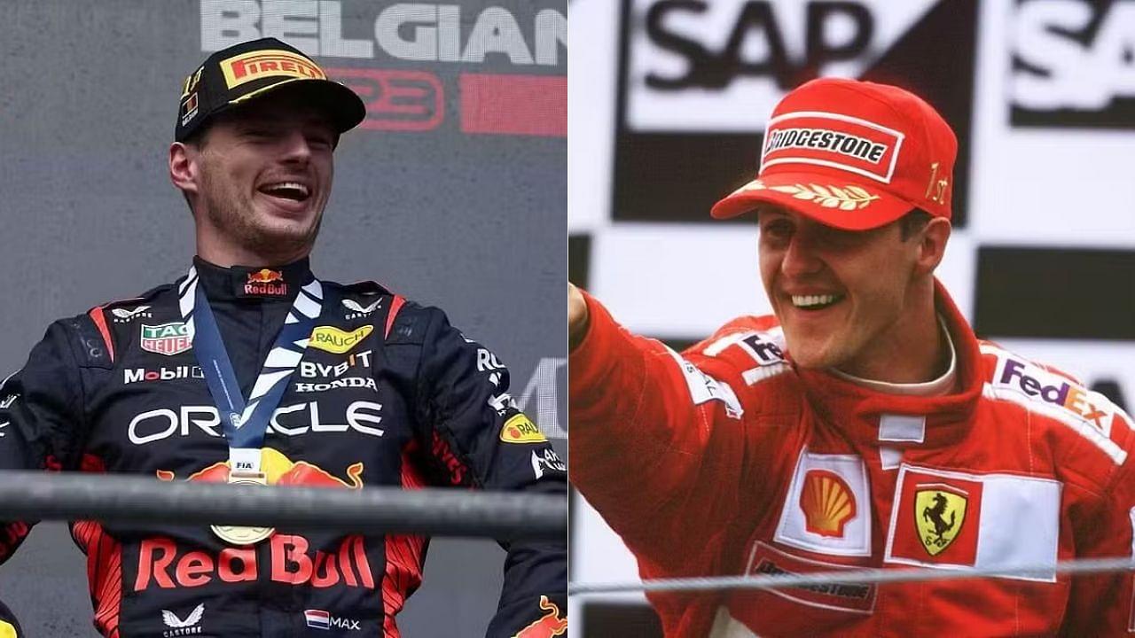 Red Bull Face Michael Schumacher Problem With Max Verstappen as Sergio Perez Is Advised to Face the Music