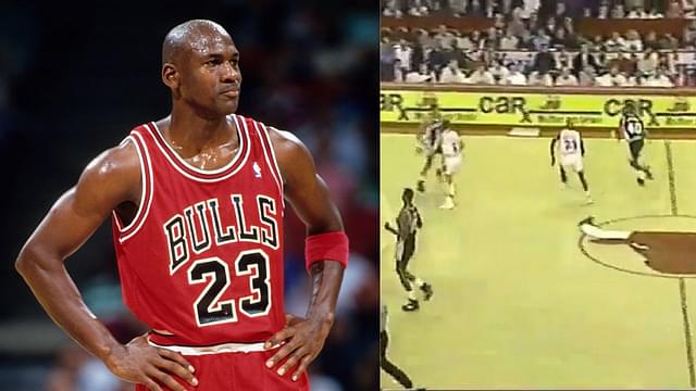 Resurfaced Footage Shows Michael Jordan Falling Down After Being 'Brutally Crossed' by 190lbs Guard