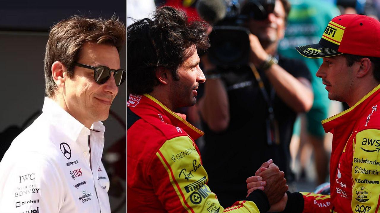 Toto Wolff Gets Haunted by Mercedes Ghost of the Past Watching Charles Leclerc and Carlos Sainz on His Screen