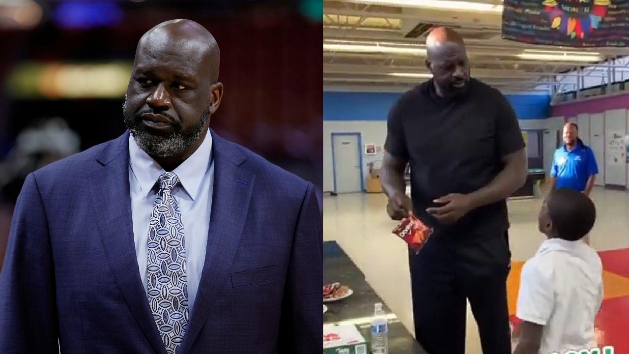 "Put That Pizza Down Fat Boy": 351Lb Shaquille O'Neal Hilariously Gets Roasted by a Random Kid for Not Sticking to His Diet