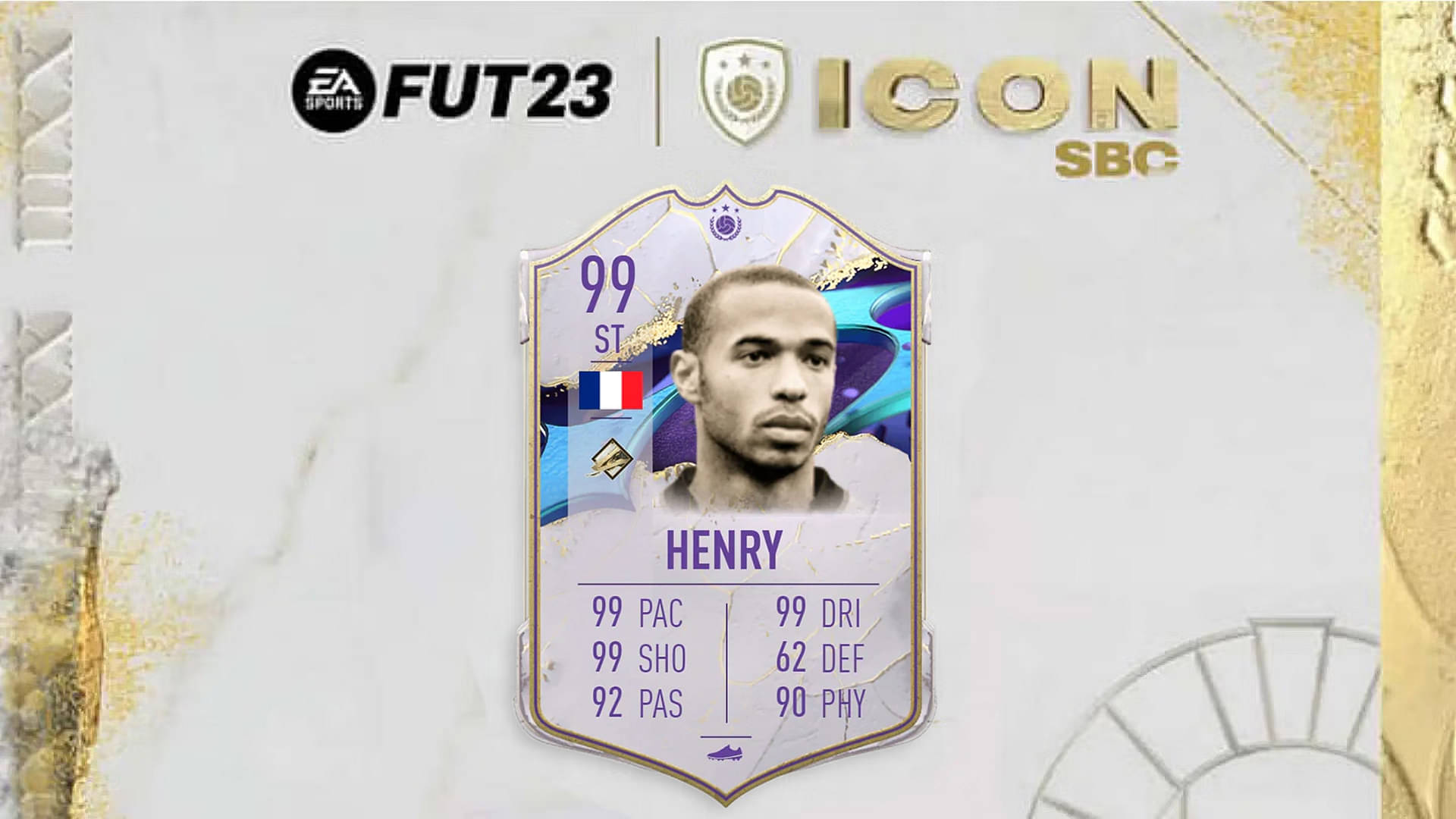 FIFA 23 Thierry Henry Cover Star Icon