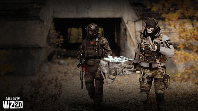 An image of soldiers carrying contraband in Warzone 2