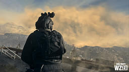 An image of a soldier looking over the battlefield in warzone 2