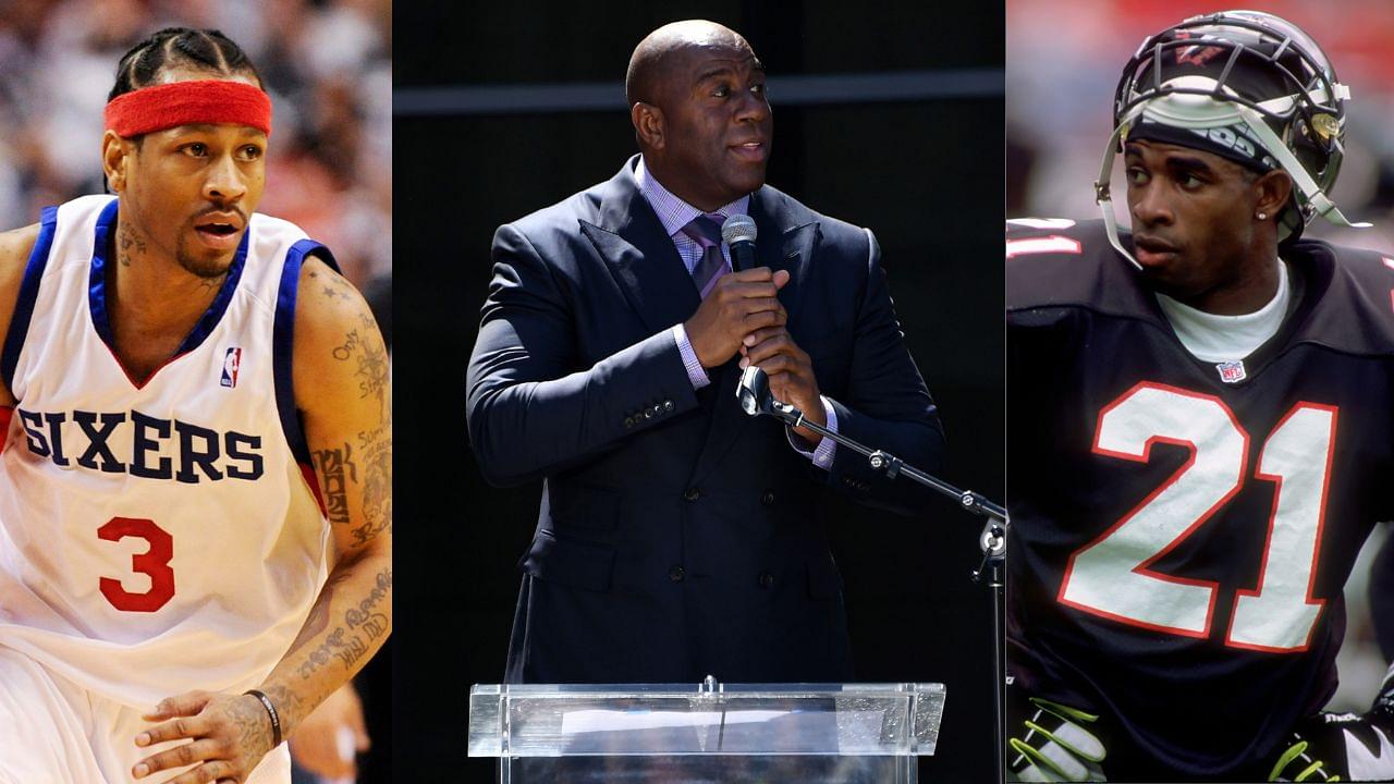 “Allen Iverson and Maybe Deion Sanders!”: Magic Johnson Explains Why the Two Athletes Could’ve Played in Both NBA and NFL