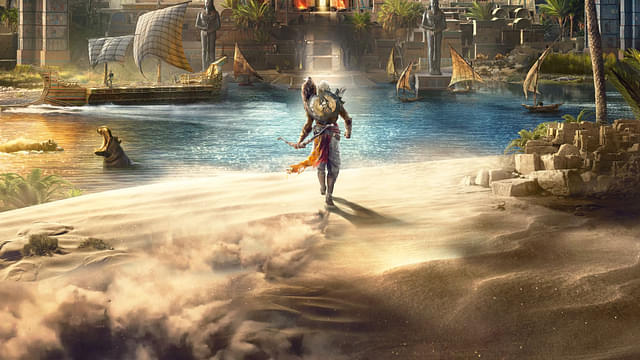 An image showing the main cover for Assassin's Creed Origins