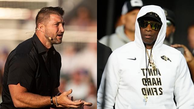 Tim Tebow Credits 'Contagiously Caring' Deion Sanders for Being Genuinely Nice, Even When the Cameras Aren't Around
