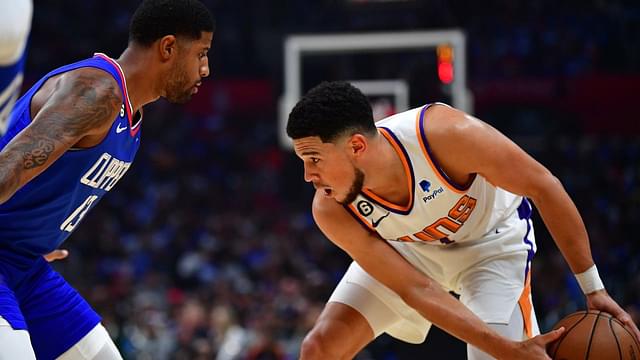 “They Got Rid Of The Paul George Line For This??” Devin Booker, 'Replacing' $110 Nikes, 'Trolls' Clippers Star With New Signature Shoe