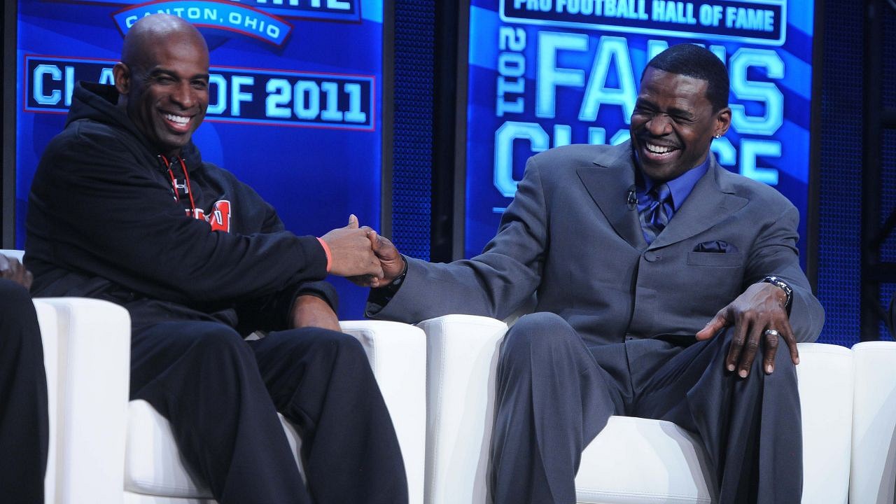 "That's Friendship Man": Deion Sanders, Michael Irvin Hug & Cry On 'The ...