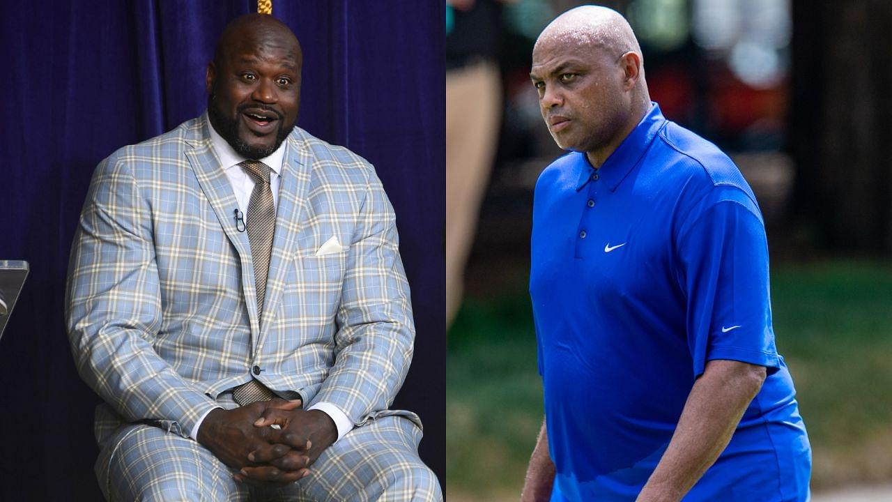 “Charles Barkley Ain’t One of Those San Antonio Women!”: Shaquille O’Neal Trolls 290lbs TNT Co-host With ‘Pull Ups’ Video, Fans Egg On