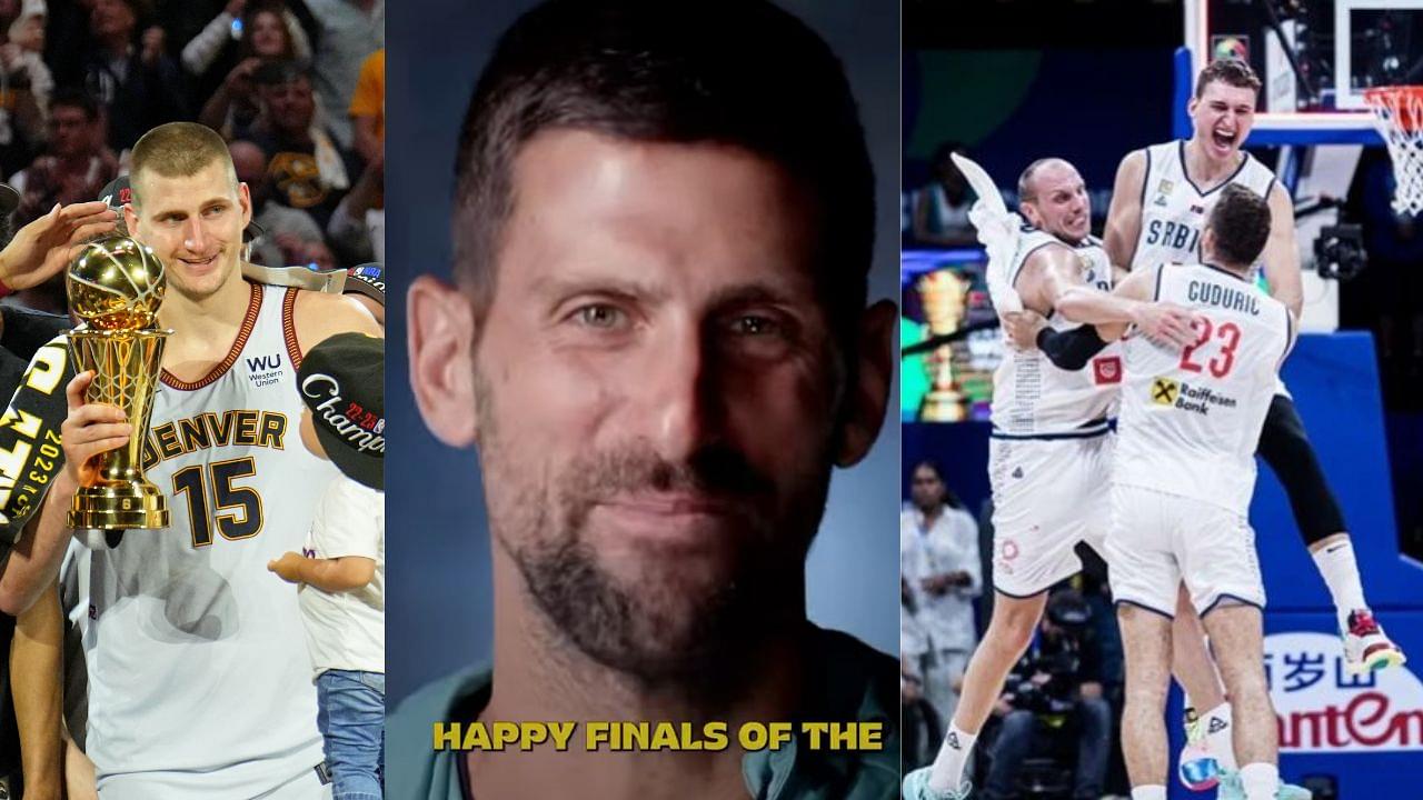 “Hopefully It’s 2 for 2 for Serbia!”: Novak Djokovic Cheers on Nikola Jokic-Less National Team Ahead of Gold Medal Match Against Germany