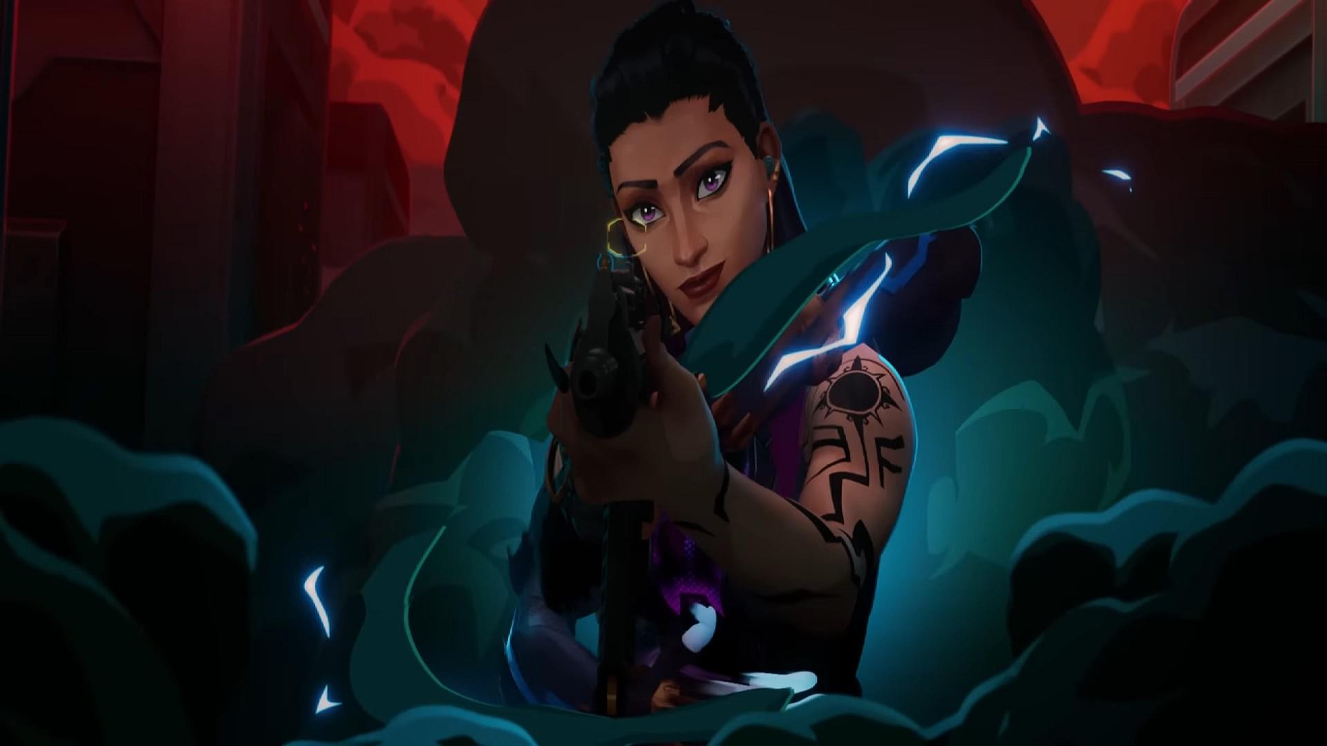 An image of Reyna in the Shattered Cinematic