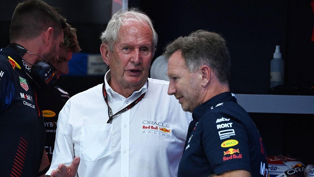 Amidst Speculations Helmut Marko Asserts Christian Horner Doesn’t Get To Decide About His Future at Red Bull