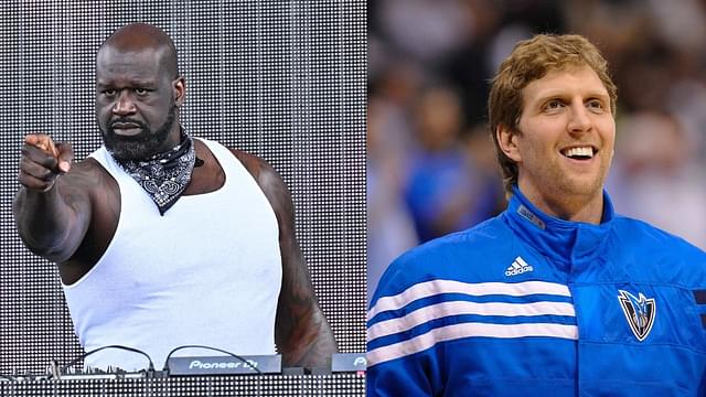 In His Prime During His $120,000,000 Lakers Contract, Shaquille O'Neal Showcases 'Skinny' Dirk Nowitzki's Take On Having To Guard Him