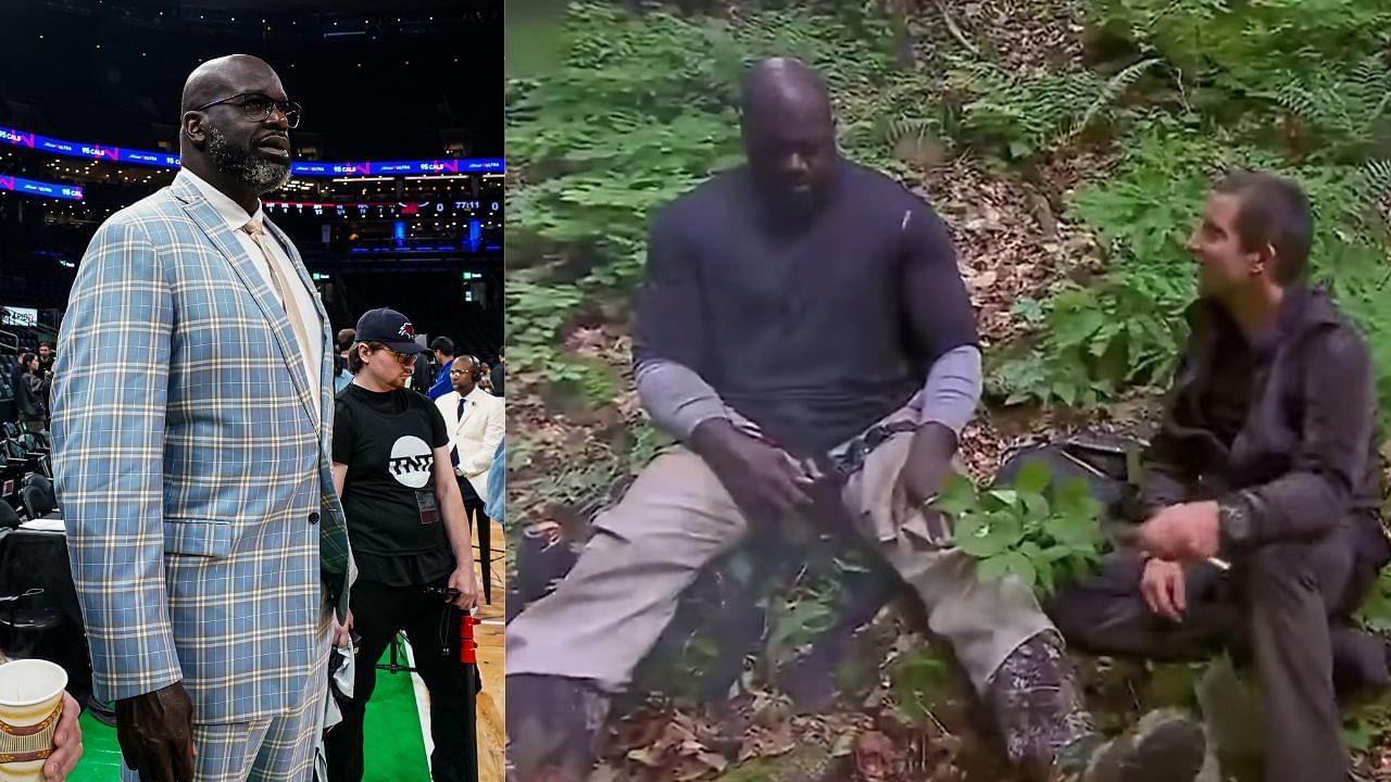 "Dream with Me": While Dinning on Deer Placenta, 7ft 1" Shaquille O'Neal Intimately Took Bear Grylls Through the Proudest Moment of his Career in 2016